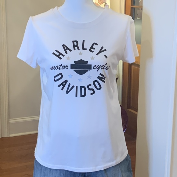 Harley-Davidson Tops - Harley-Davidson White Women's T-Shirt